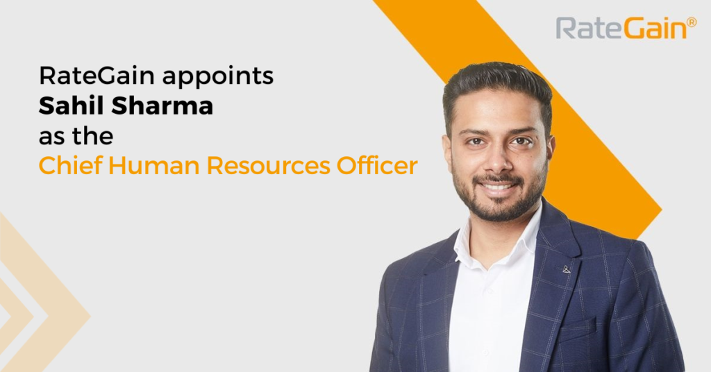 Sahil Sharma appointed as the new Chief Human Resource Officer at RateGain