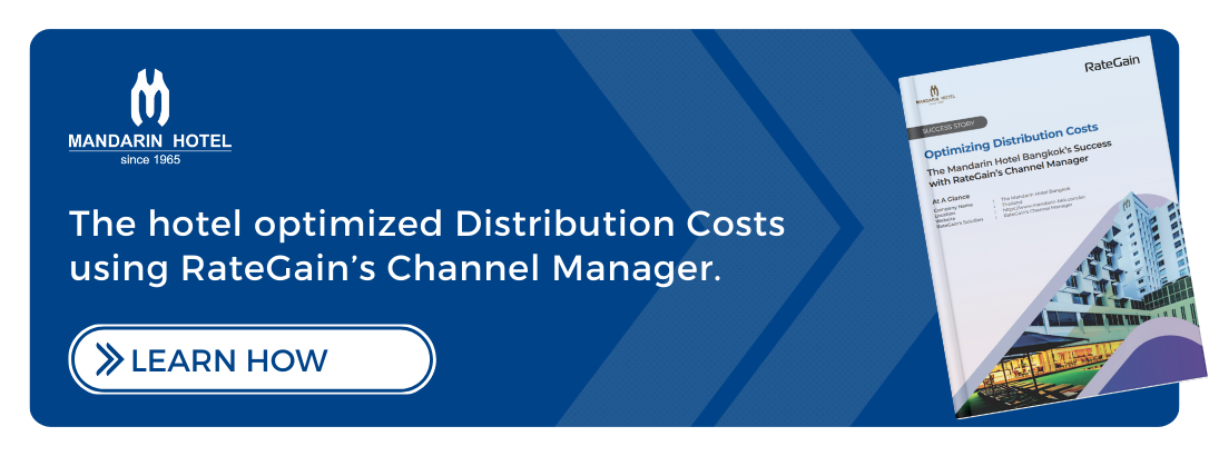 Mandarin Hotel Bangkok optimized Distribution Costs using RateGain’s Channel Manager.