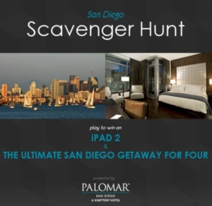 Palomar San Diego comes up with a mobile, photo-based scavenger hunt