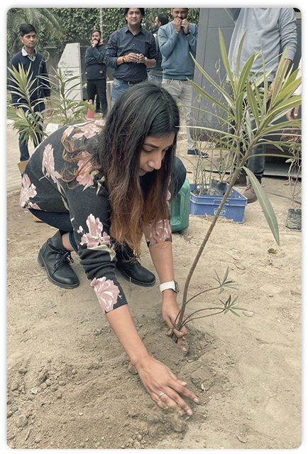 Tree plantation drive at RateGain