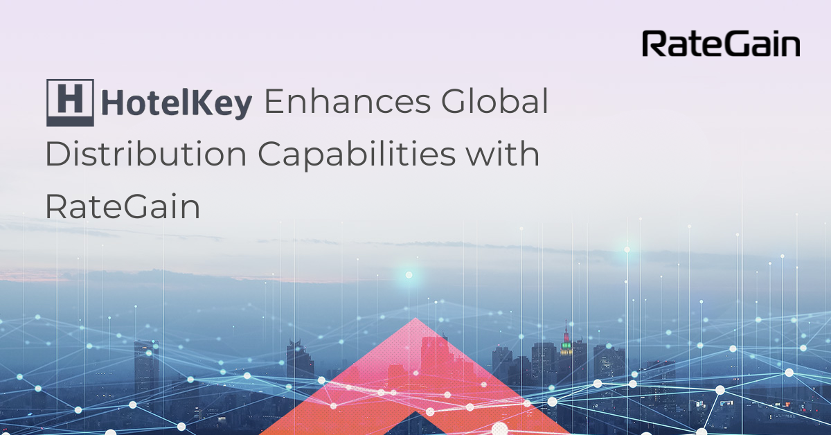 HotelKey Enhances Global Distribution Capabilities with RateGain