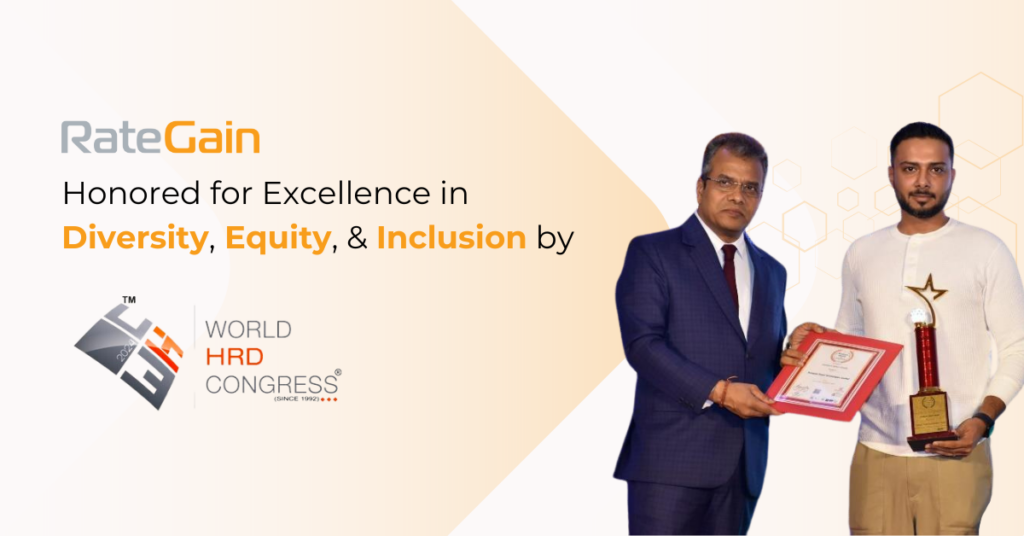 RateGain Honored for Excellence in Diversity, Equity, and Inclusion by World HRD Congress