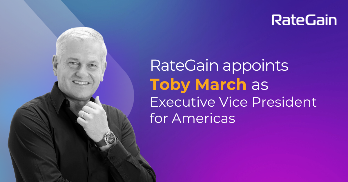 RateGain appoints Toby March as Executive Vice President – Americas