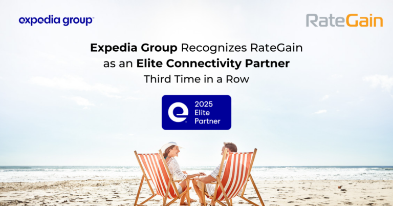 RateGain Recognized as an Expedia Group Elite Connectivity Partner for the Third Time in a Row