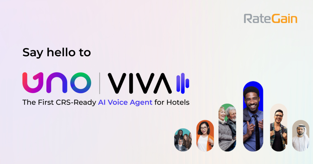 RateGain Launches the First CRS Integrated AI voice agent for hotels