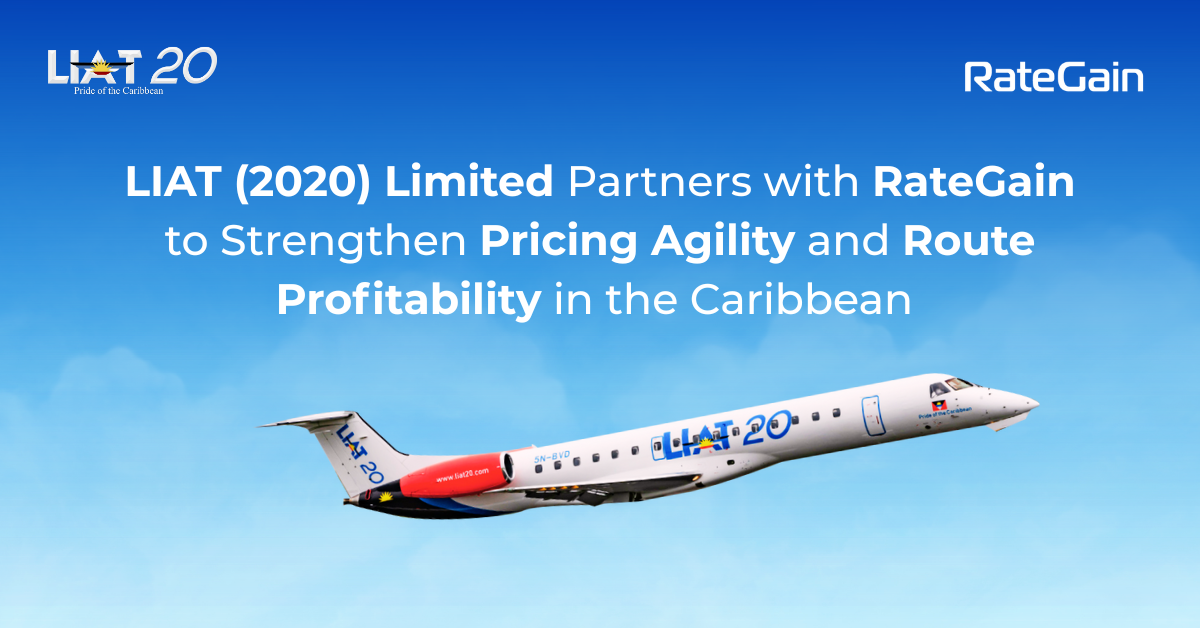 LIAT (2020) Limited Partners with RateGain to Strengthen Pricing Agility and Route Profitability in the Caribbean 