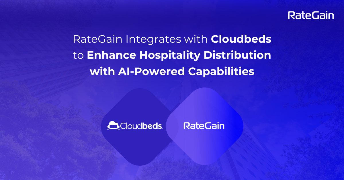 RateGain Integrates with Cloudbeds to Enhance Hospitality Distribution with AI-Powered Capabilities