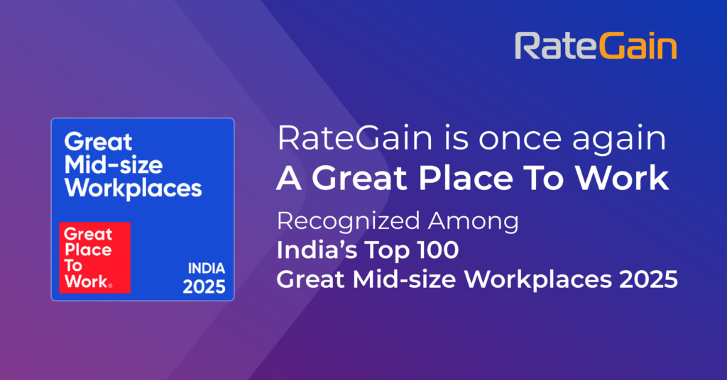 RateGain Recognized by Great Place To Work India 2025