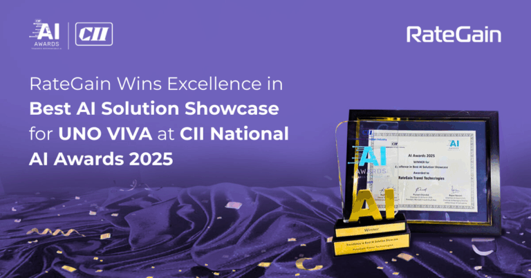 RateGain Wins Excellence in Best AI Solution Showcase for UNO VIVA at CII National AI Awards 2025