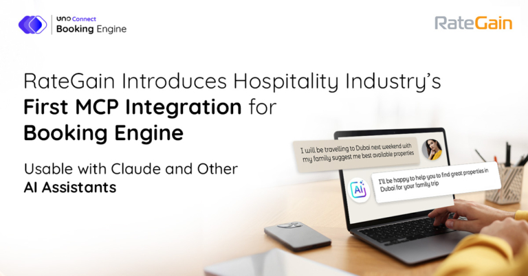 RateGain Introduces Hospitality Industry’s First MCP Integration for Booking Engine, Usable with Claude and Other AI Assistants
