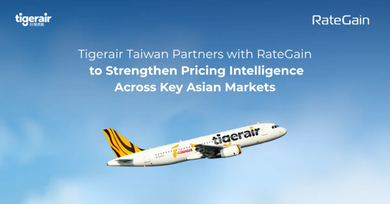 Tigerair Taiwan Partners with RateGain to Strengthen Pricing Intelligence Across Key Asian Markets