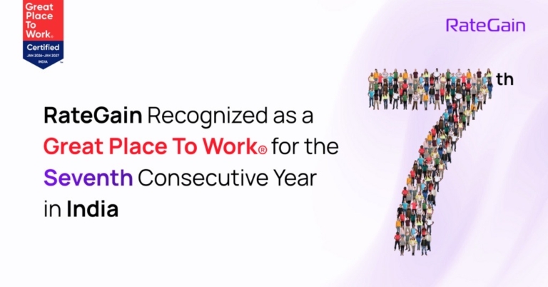 RateGain Recognized as a Great Place To Work® for the Seventh Consecutive Year in India
