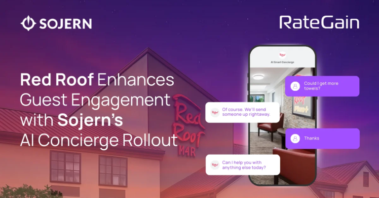 RateGain Announces Sojern and Red Roof’s Expanded Relationship with AI Concierge Rollout