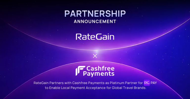 RateGain Partners with Cashfree Payments as Platinum Partner for RG Pay to Enable Local Payment Acceptance for Global Travel Brands Blog Image