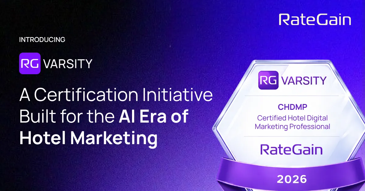 RateGain Launches RG Varsity: AI-Era Hotel Marketing Certification