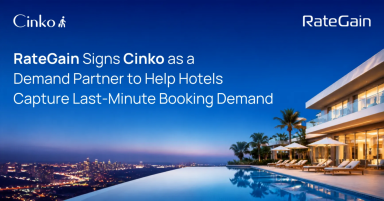 RateGain Signs Cinko as a Demand Partner Blog Image