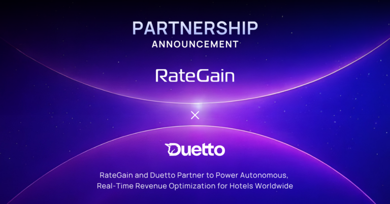 ​​​RateGain and Duetto Partner to Power Autonomous, Real-Time Revenue Optimization for Hotels Worldwide