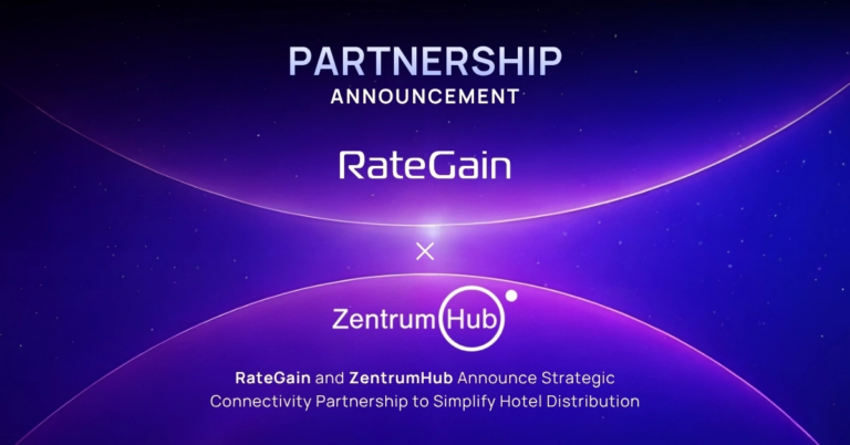 RateGain and ZentrumHub Announce Strategic Connectivity Partnership to Simplify Hotel Distribution